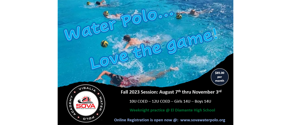 Visalia Water Polo Academy Fall Session