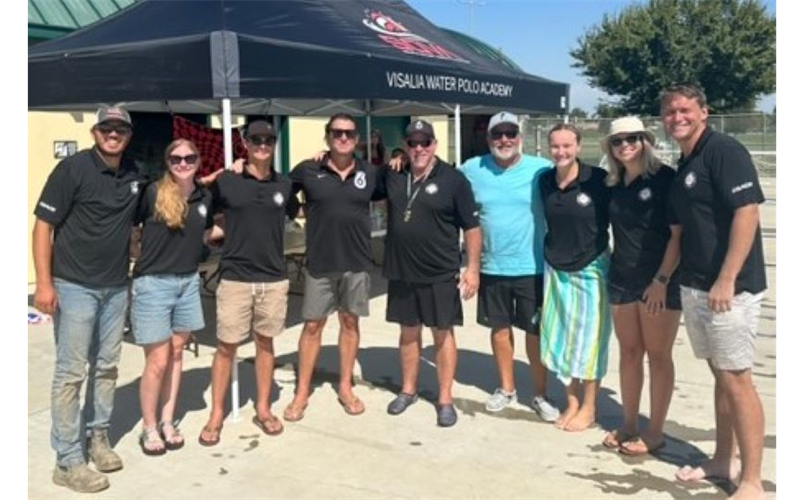 Visalia Water Polo Academy Coaches + Tony and Rico Azevedo